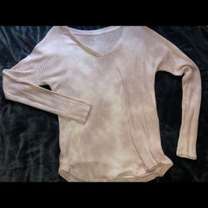 American Eagle pink/purple shirt